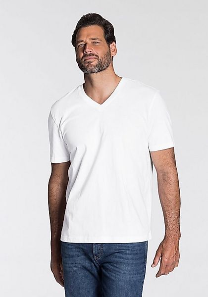Man's World V-Shirt (Packung, 3-tlg., 3er-Pack) Kurzarm, aus Baumwolle günstig online kaufen