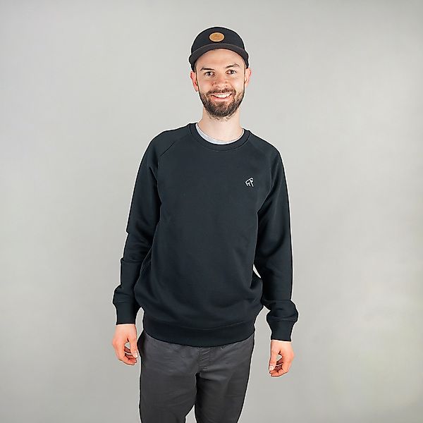 Herren Pullover/sweater Aus Bio-baumwolle Goaty - Schwarz günstig online kaufen