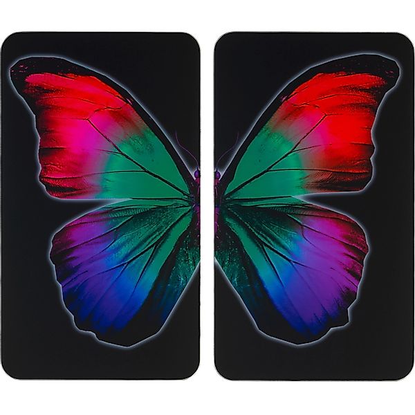 WENKO Herd-Abdeckplatte »Universal Modell Butterfly by Night« Herdabdeckung günstig online kaufen