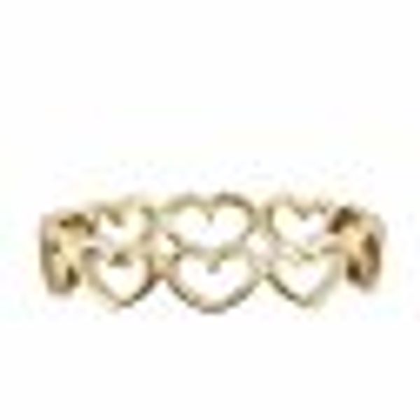 Ring 925/- Sterling Silber vergoldet Herzen günstig online kaufen