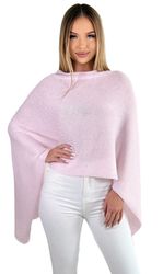 Mississhop Strickponcho Damen Poncho Cape Überwurf günstig online kaufen