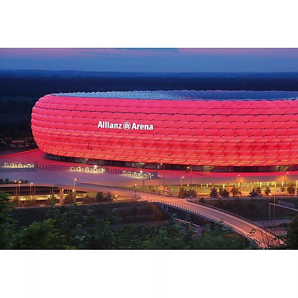 Erfurt Fototapete Vlies FC Bayern Stadion 528 cm x 350 cm günstig online kaufen