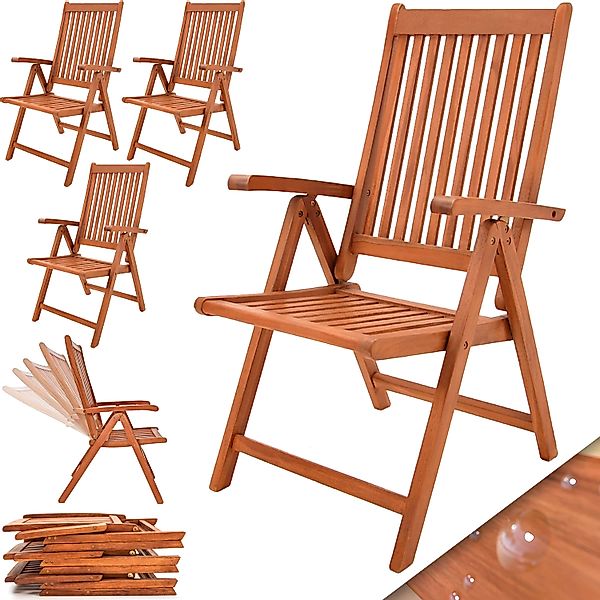 Klappstuhl Vanamo 4er-Set Eukalyptus FSC®-zertifiziert günstig online kaufen