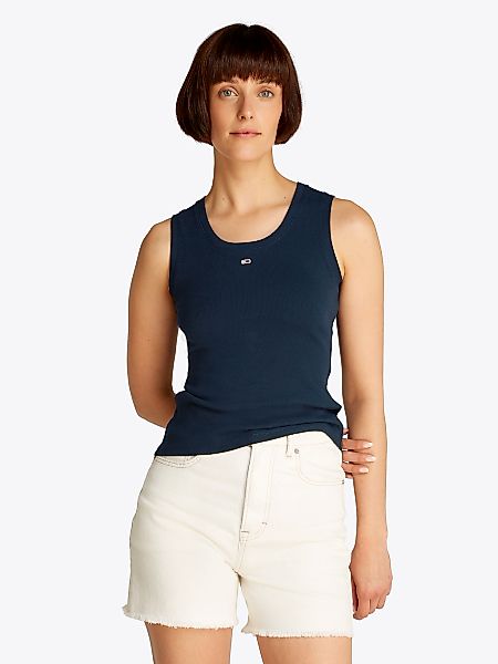 Tommy Jeans Tanktop "TJW ESSENTIAL RIB TANK EXT" mit gerippter Struktur günstig online kaufen