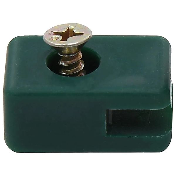 vidaXL Spanndrahthalter mit Schraube 100 Stk Grün 144507 günstig online kaufen