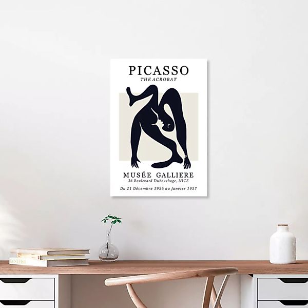 Poster / Leinwandbild - Picasso - The Acrobat günstig online kaufen