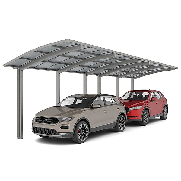 Ximax Carport Portoforte-110 Tandem Edelstahl-Look günstig online kaufen
