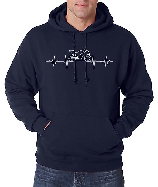Youth Designz Kapuzenpullover Heartbeat Motorrad Herren günstig online kaufen