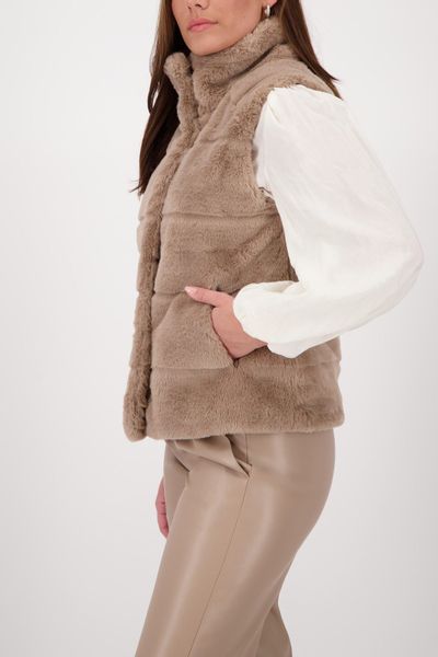 Monari Fellimitatweste Weste Basic fake fur günstig online kaufen