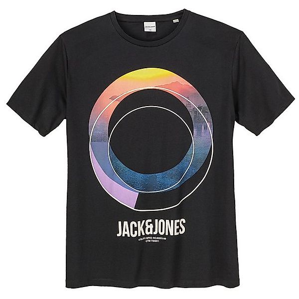 Jack & Jones Rundhalsshirt Jack & Jones T-Shirt schwarz bedruckt XXL günstig online kaufen