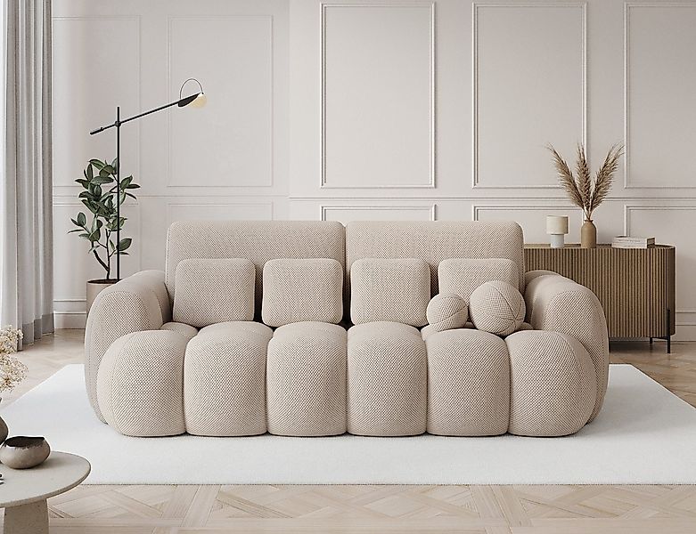MOEBLO Schlafsofa Elvento, Sitzer Sofa mit Schlaffunktion & Komfortpolsteru günstig online kaufen