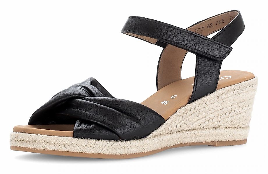 Gabor ATHEN Keilsandalette, Riemchensandale, Sommerschuh mit Klettverschlus günstig online kaufen