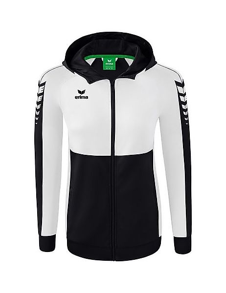 Erima Sweatshirt SIX WINGS training jacket with hood BLACK/WHITE günstig online kaufen