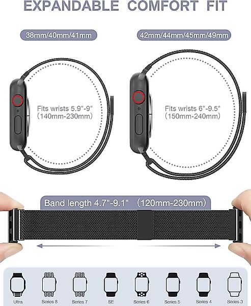 Widmann-Shop Uhrenarmband Apple Watch Magnet Armband günstig online kaufen