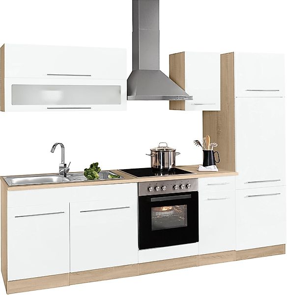 KOCHSTATION Küchenzeile »KS-Eton«, mit E-Geräten, Breite 270 cm günstig online kaufen