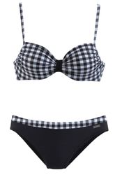 LASCANA Bügel-Bikini im schwarz-weißen Karodruck günstig online kaufen