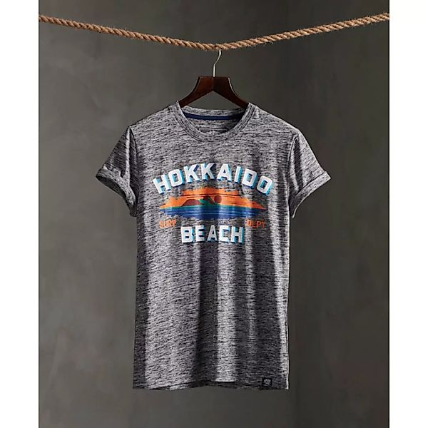Superdry Japan Breakers Kurzarm T-shirt S Flint Grey Grit günstig online kaufen