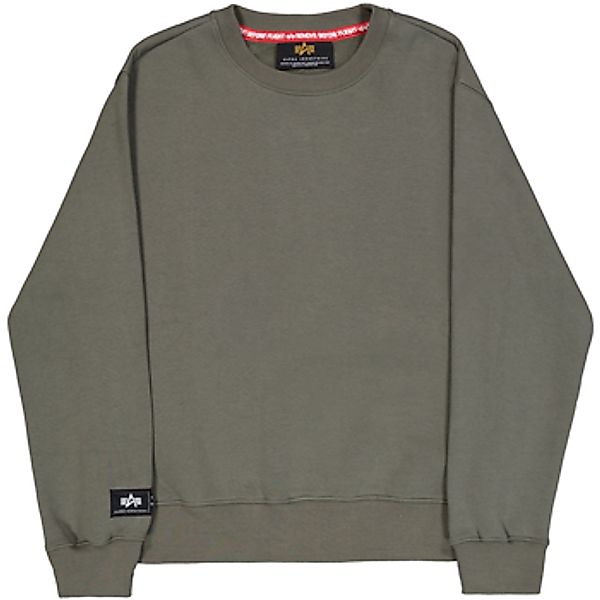 Alpha Industries  Sweatshirt Label Sweatshirt Backprint - dark olive günstig online kaufen