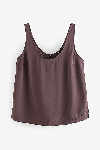 Next Shirttop Ärmelloses Tanktop mit U-Ausschnitt günstig online kaufen