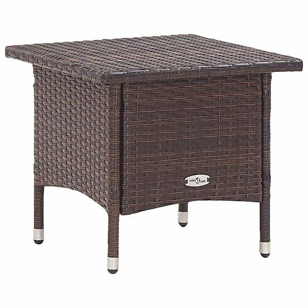 vidaXL Gartentisch Beistelltisch Braun 50x50x47 cm günstig online kaufen