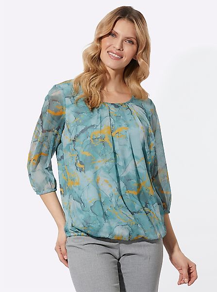 Sieh an! Klassische Bluse Schlupfbluse günstig online kaufen