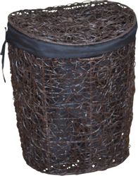 my home Wäschekorb, Rattan-Geflecht, mit Stoffeinsatz günstig online kaufen