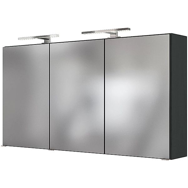 Held Möbel 3D-Spiegelschrank Verona 120 cm Graphitgrau günstig online kaufen