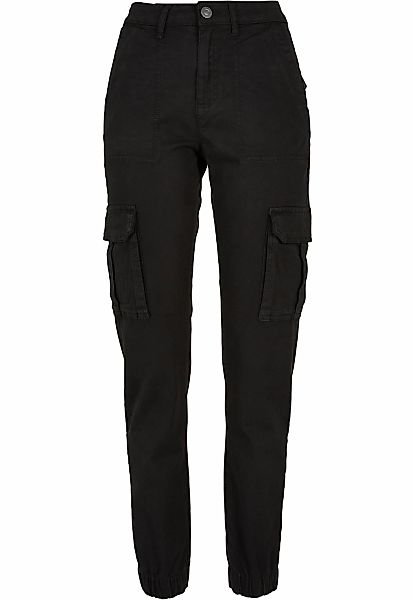 URBAN CLASSICS Stoffhose "Urban Classics Damen Ladies Cotton Twill Utility günstig online kaufen