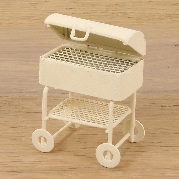 Dekofigur Minigarten Grill mini, weiß 5,2 günstig online kaufen