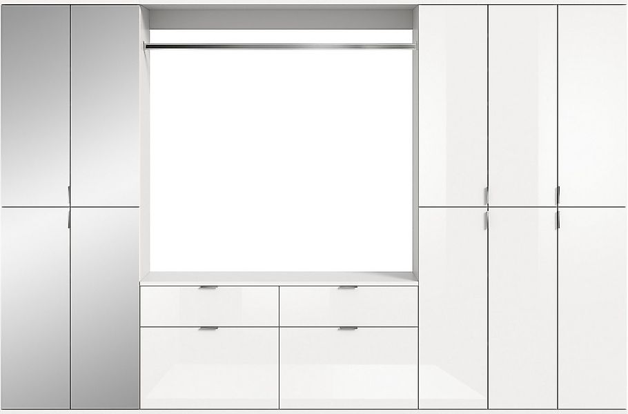 Home affaire Garderoben-Set Trondheim, Breite 273 cm, 6-teilig, bestehend a günstig online kaufen