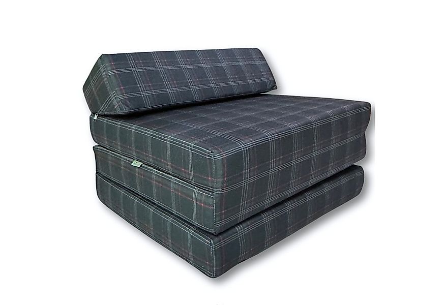 Klappmatratze Klappmatratze Gästematratze Kopfteil VW GTI Muster 200x70x10c günstig online kaufen