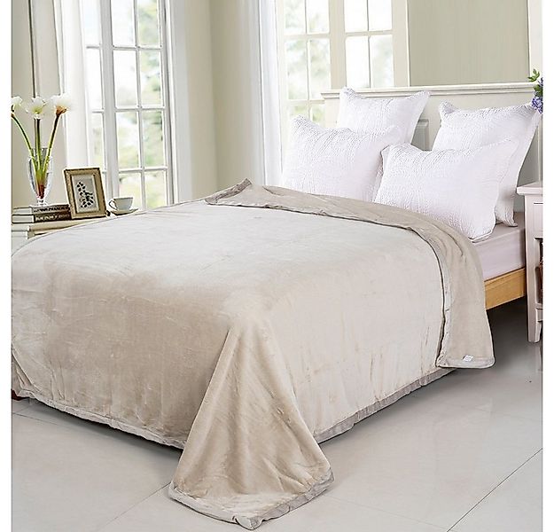 Wolldecke / 150x200cm / Kuscheldecke / Schlafdecke / Uni, Brilliant, Kusche günstig online kaufen