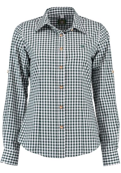 OS Trachten Trachtenbluse Qorru Taillierte Langarmbluse günstig online kaufen