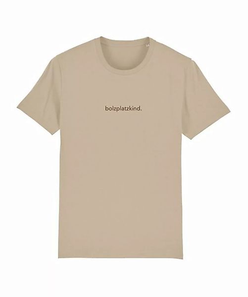 Bolzplatzkind T-Shirt "Friendly" T-Shirt Sand Nachhaltiges Produkt günstig online kaufen