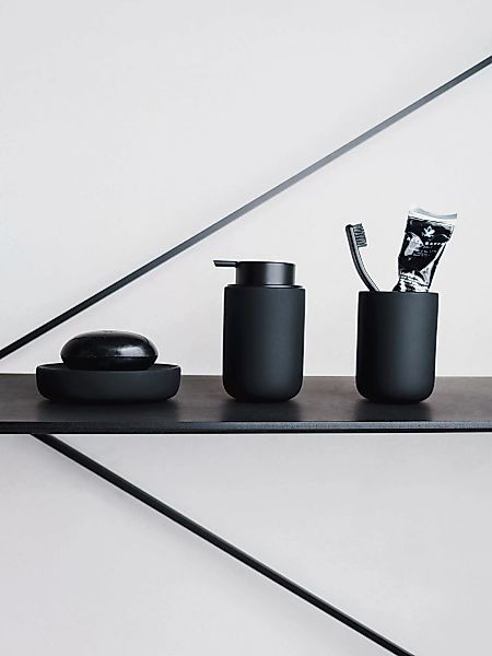 Möve Seifenspender Black Velvet, Keramik beschichtet, günstig online kaufen