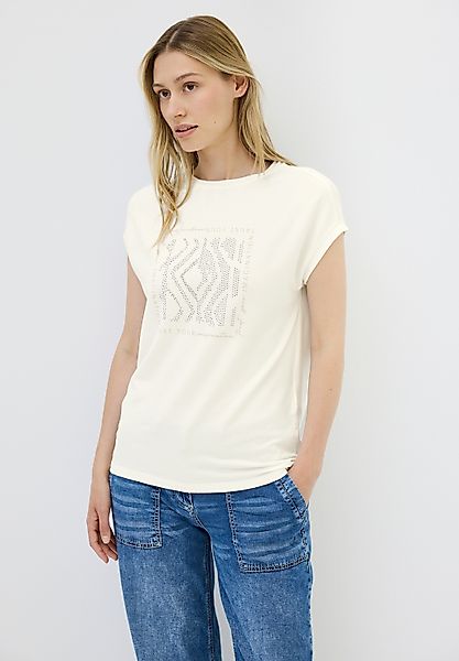 Cecil T-Shirt aus Baumwolle mit Stretchante günstig online kaufen