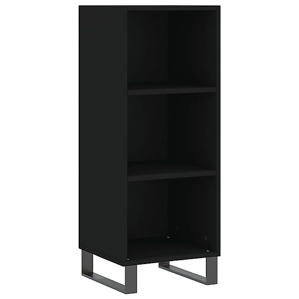 vidaXL Sideboard Sideboard Schwarz 34,5x32,5x90 cm günstig online kaufen