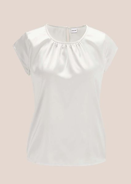 MADELEINE Shirtbluse "Blusenshirt Elegante Satinbluse in A-Linie" günstig online kaufen