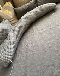 Loolay Stillkissen MINKY/ Baumwolle Seitenschläferkissen GRAU günstig online kaufen