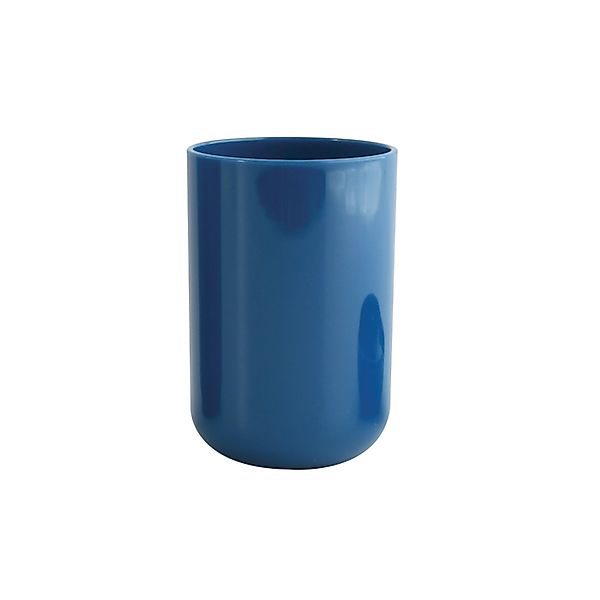 MSV Zahnputzbecher Inagua Polystyrol Ø 7,1 cm x 10,5 cm Dunkelblau günstig online kaufen