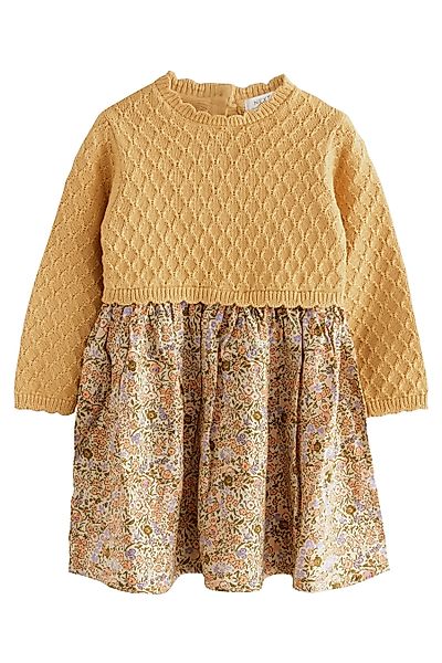 Next Strickkleid Strickkleid mit Blumenprint (1-tlg) günstig online kaufen