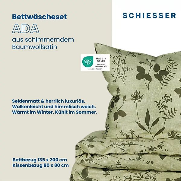 Schiesser Bettwäsche »Ada«, (2 tlg.) günstig online kaufen