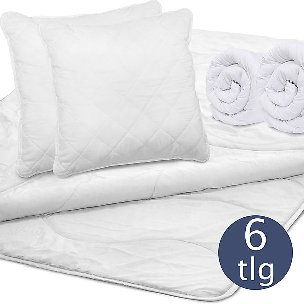 bonsport 4-Jahreszeitenbett + Kunstfaserkissen 4-Jahreszeiten Bettdecke günstig online kaufen