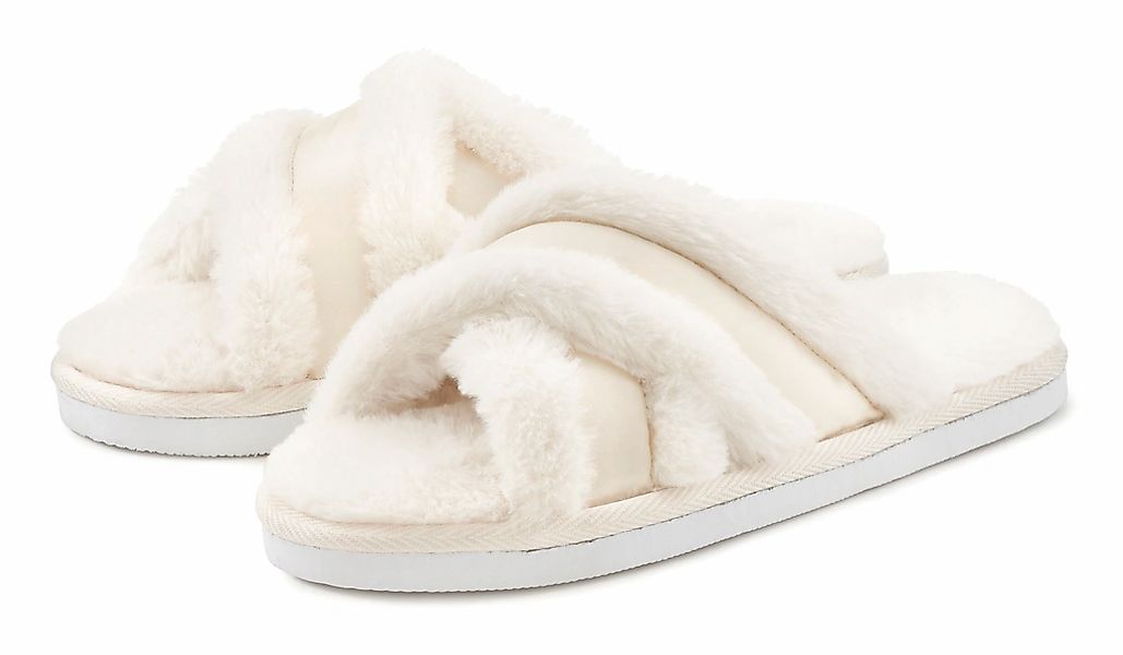 Vivance Dreams Pantolette "Hausschuh, Pantoffel, Mule, offener Schuh," mit günstig online kaufen