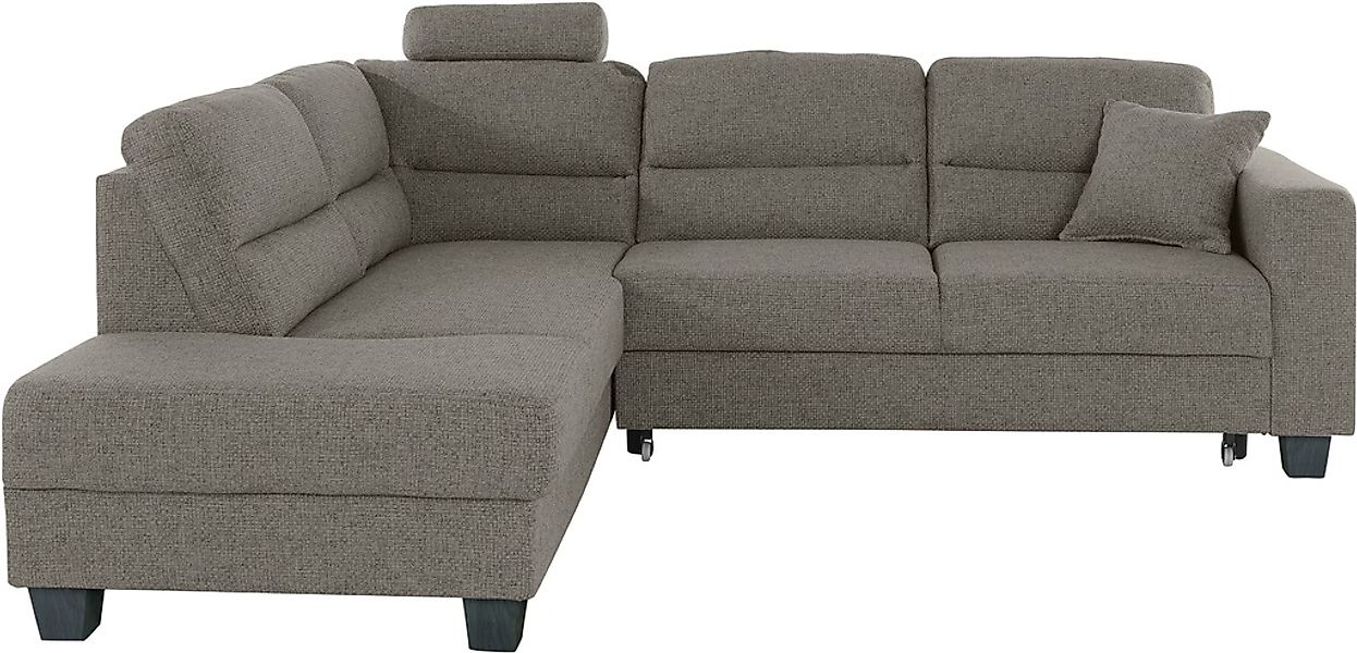 TRENDMANUFAKTUR Ecksofa »Chamber, zeitlos und modern, hoher Sitzkomfort, L- günstig online kaufen