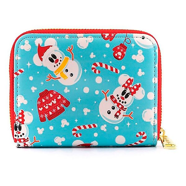 Loungefly Brieftasche Mickey Minnie Snowman One Size Blue / White / Red günstig online kaufen