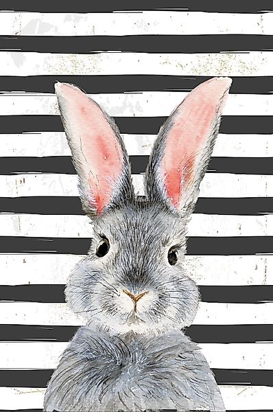 queence Metallbild Bunny, Hase (1 St), günstig online kaufen