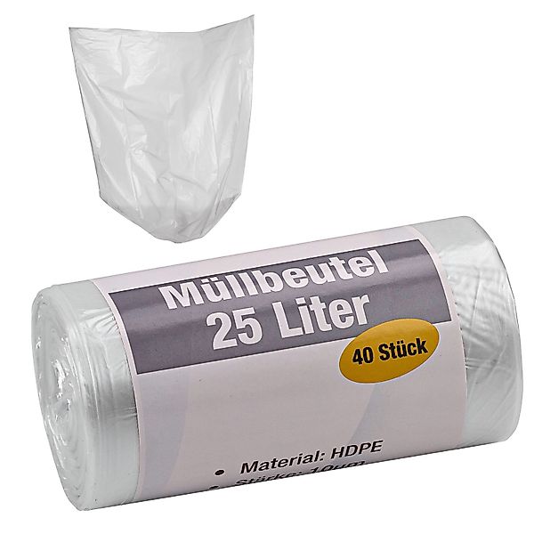 KesTek Cuttermesser Müllbeutel 25 Ltr. 40 günstig online kaufen