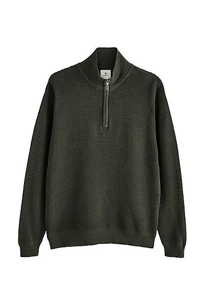 Next Strickpullover Regular Fit Premium Troyer mit Struktur (1-tlg) günstig online kaufen