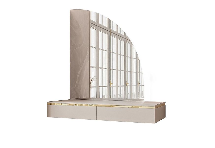 Lookway Schminktisch AURORA-Q KASCHMIR hängender Schminktisch mit Spiegel günstig online kaufen